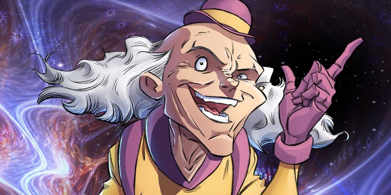 Mister Mxyzptlk smiling