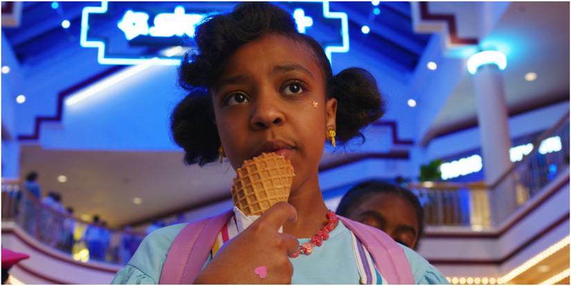 Priah Ferguson as Erica Sinclair in Stranger Things