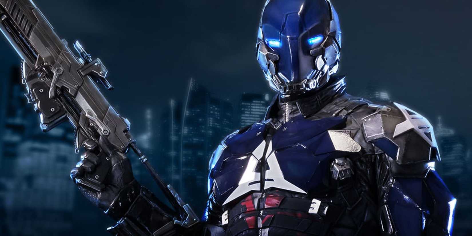 The Arkham Knight from Batman: Arkham Knight video game
