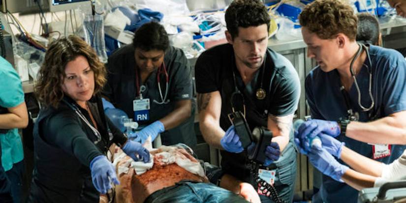 Doctors in the ER on Code Black