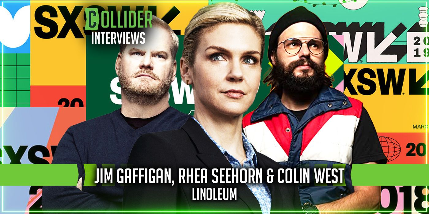 Jim Gaffigan, Rhea Seehorn and Colin West Talk Linoleum
