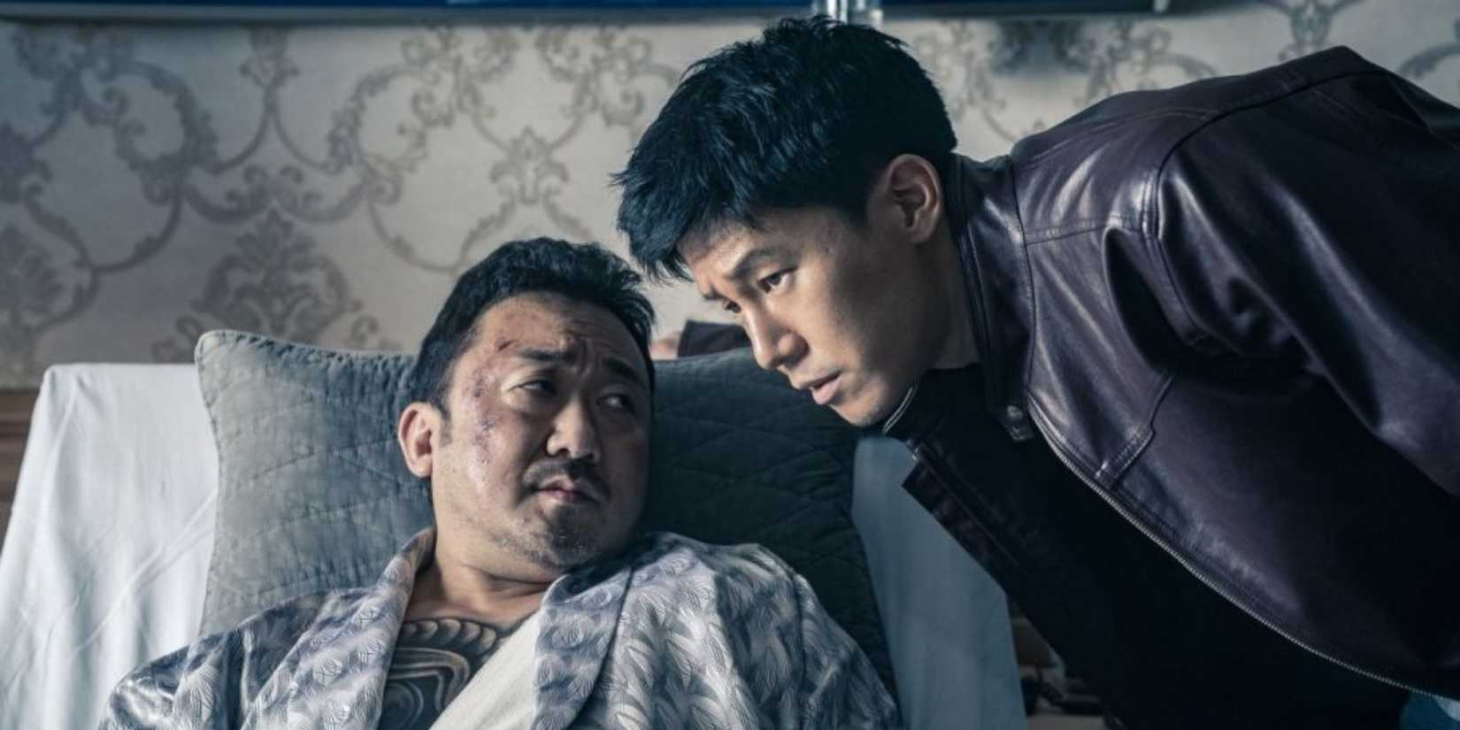 The crime boss is talking to his minion