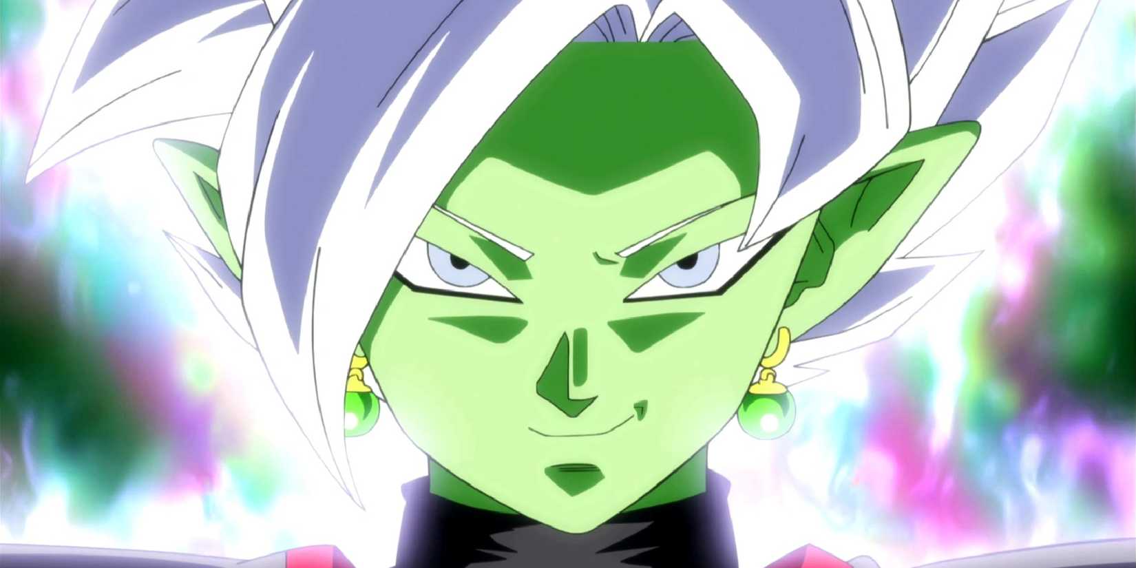 Fused Zamasu from the Future Trunks Saga of Dragon Ball Super