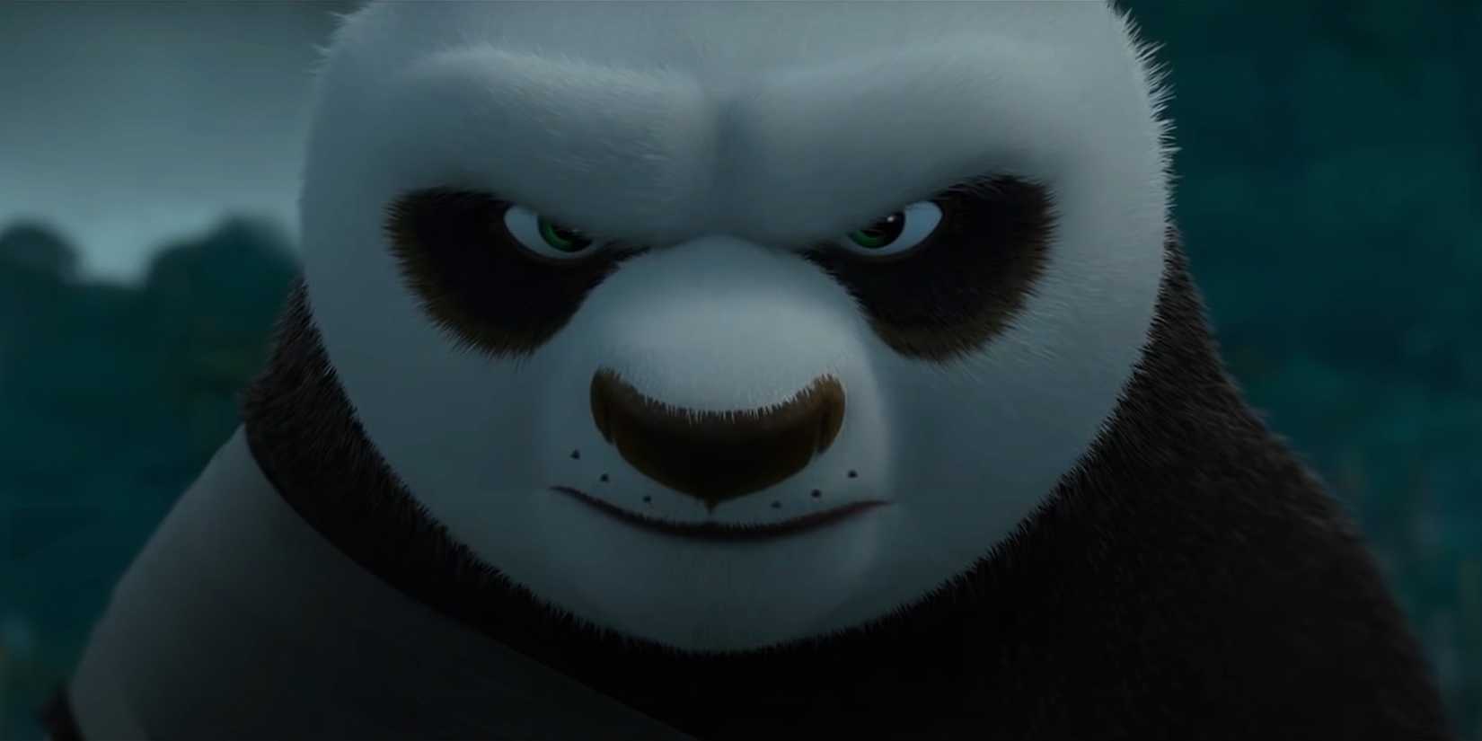 Po looking determined in Kung Fu Panda 2 (2011)