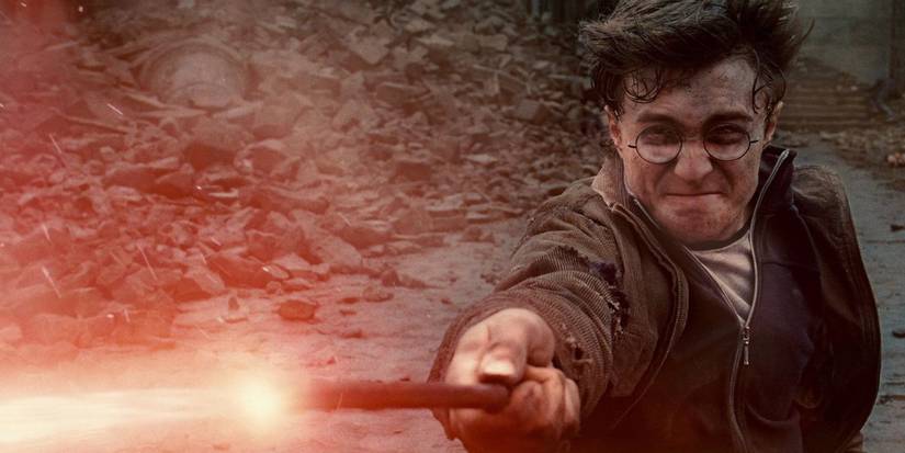 Harry Potter casting Expelliarmus