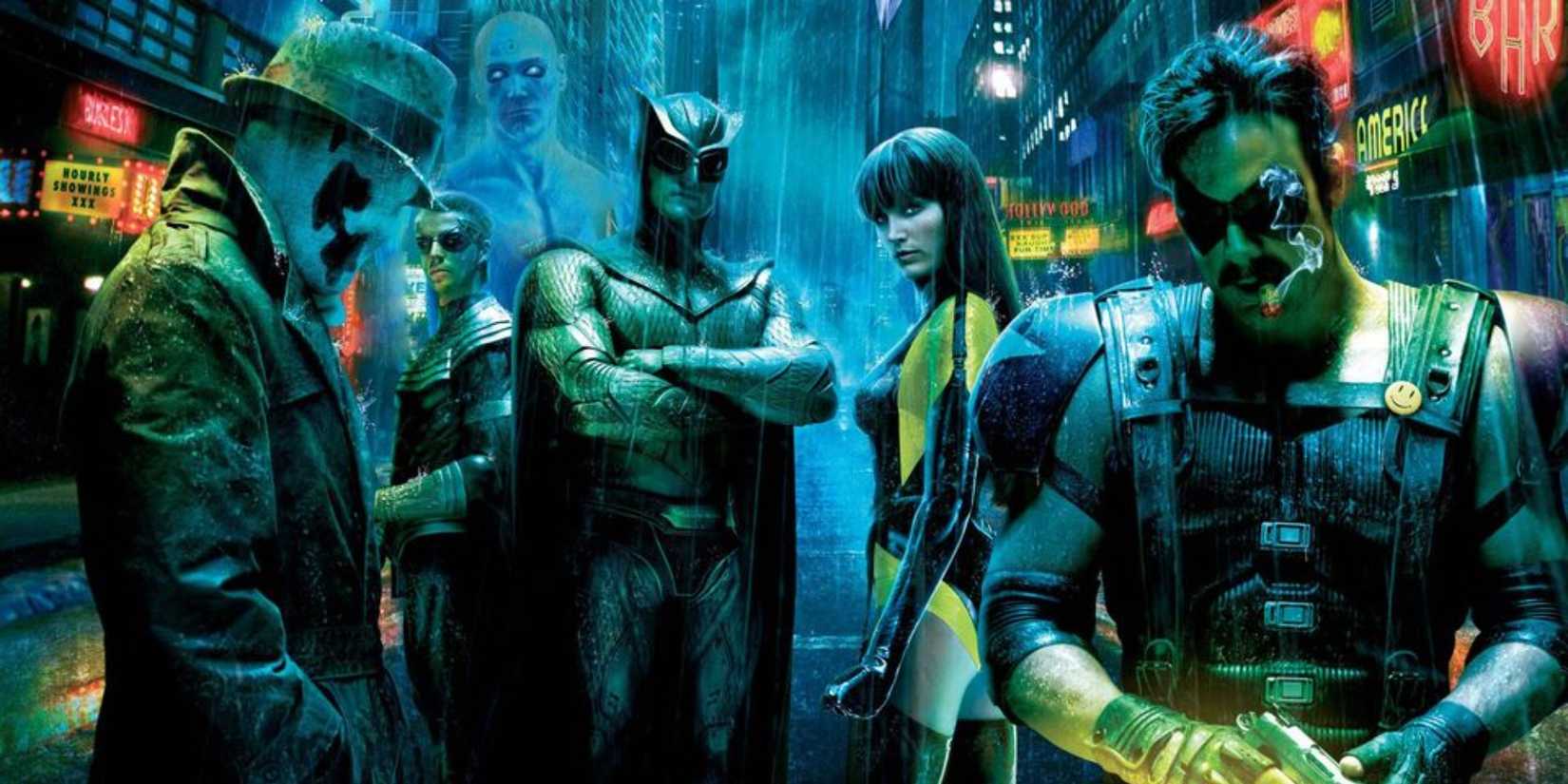 Watchmen full team standing together 