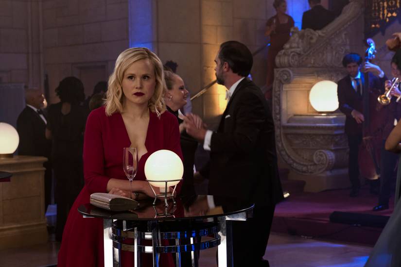 alison pill picard red dress The late Annie Wersching and Alison Pill behind the scenes Star Trek Picard <3