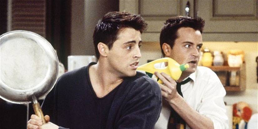 joey, chandler, friends, matthew perry, matt leblanc