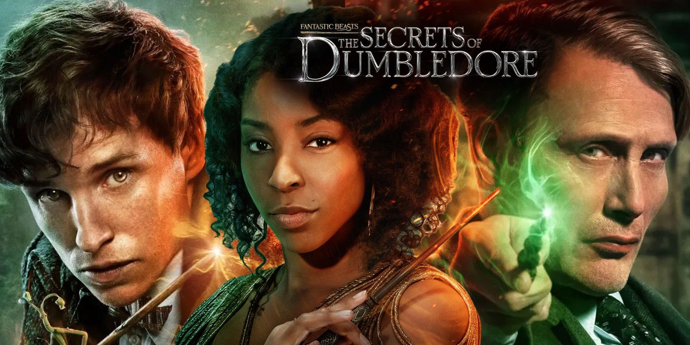 Eddie Redmayne, Jessica Williams and Mads Mikkelsen in Fantastic Beasts 
