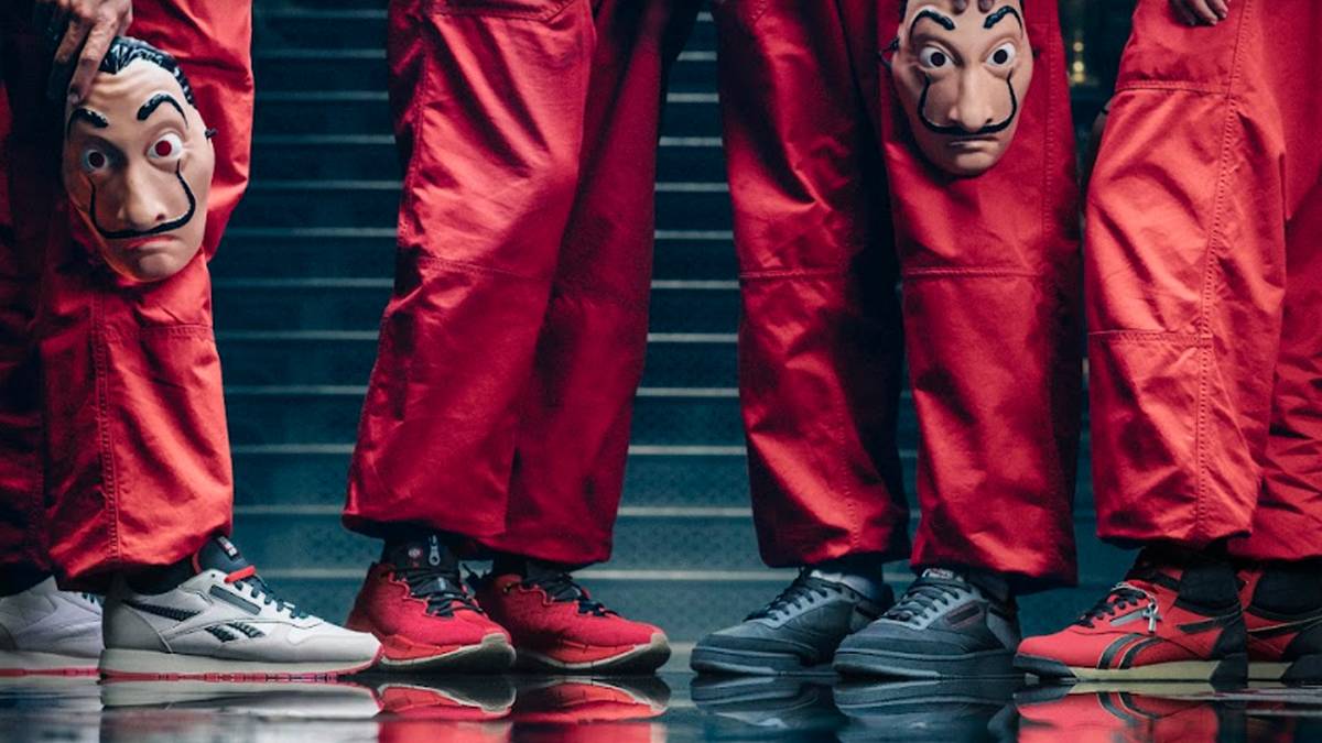 Reebok Money Heist Sneakers Are the Getaway Shoes of Your Dreams