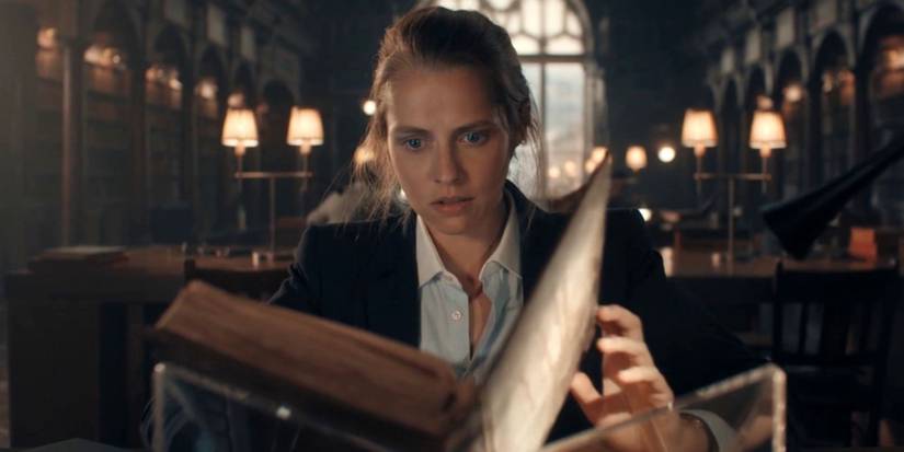 Teresa Palmer playing Diana Bishop in A Discovery of Witches 