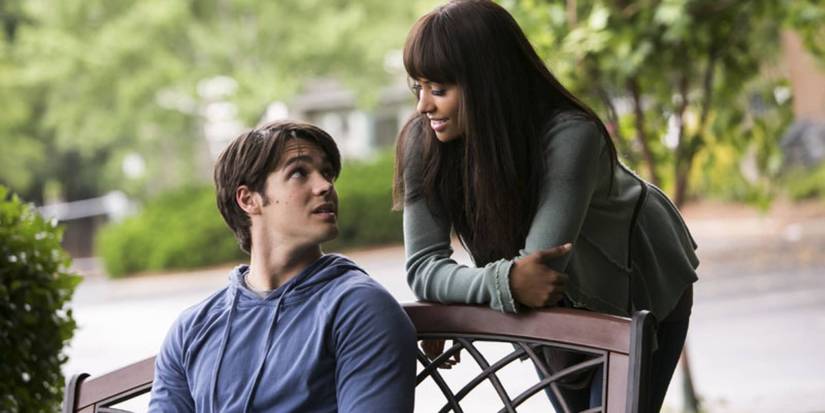 Steve McQueen and Kat Graham in TVD