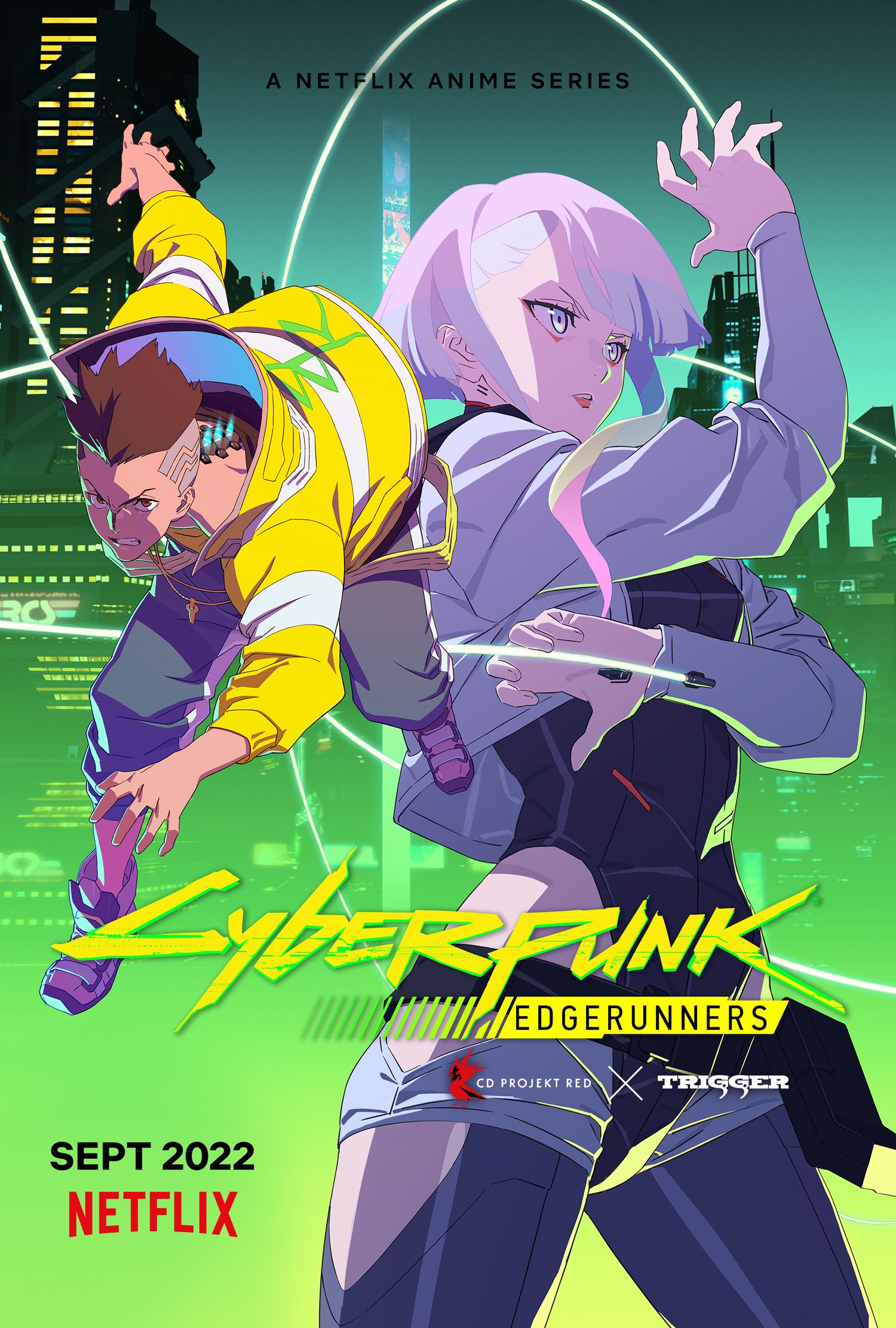 Cyberpunk: Edgerunners Poster Teases the Electric Style of the