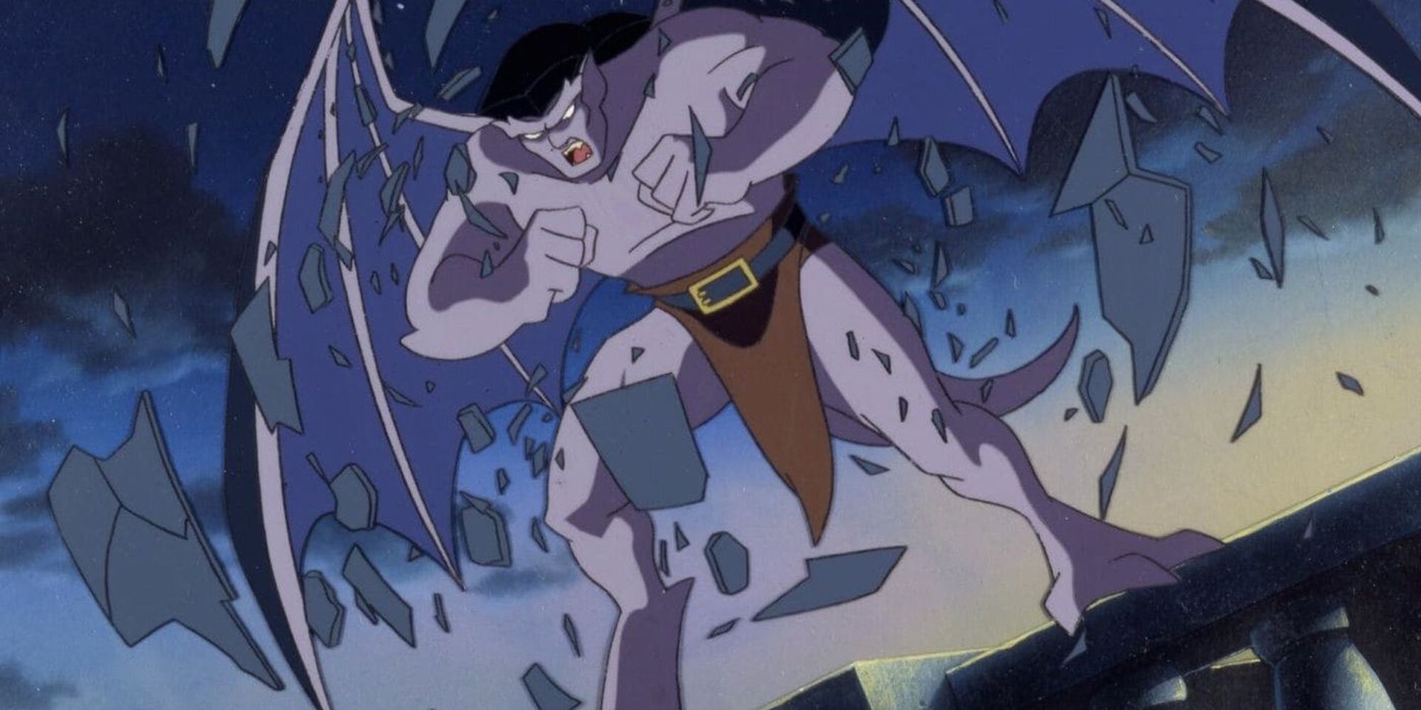 Goliath awakening from stone