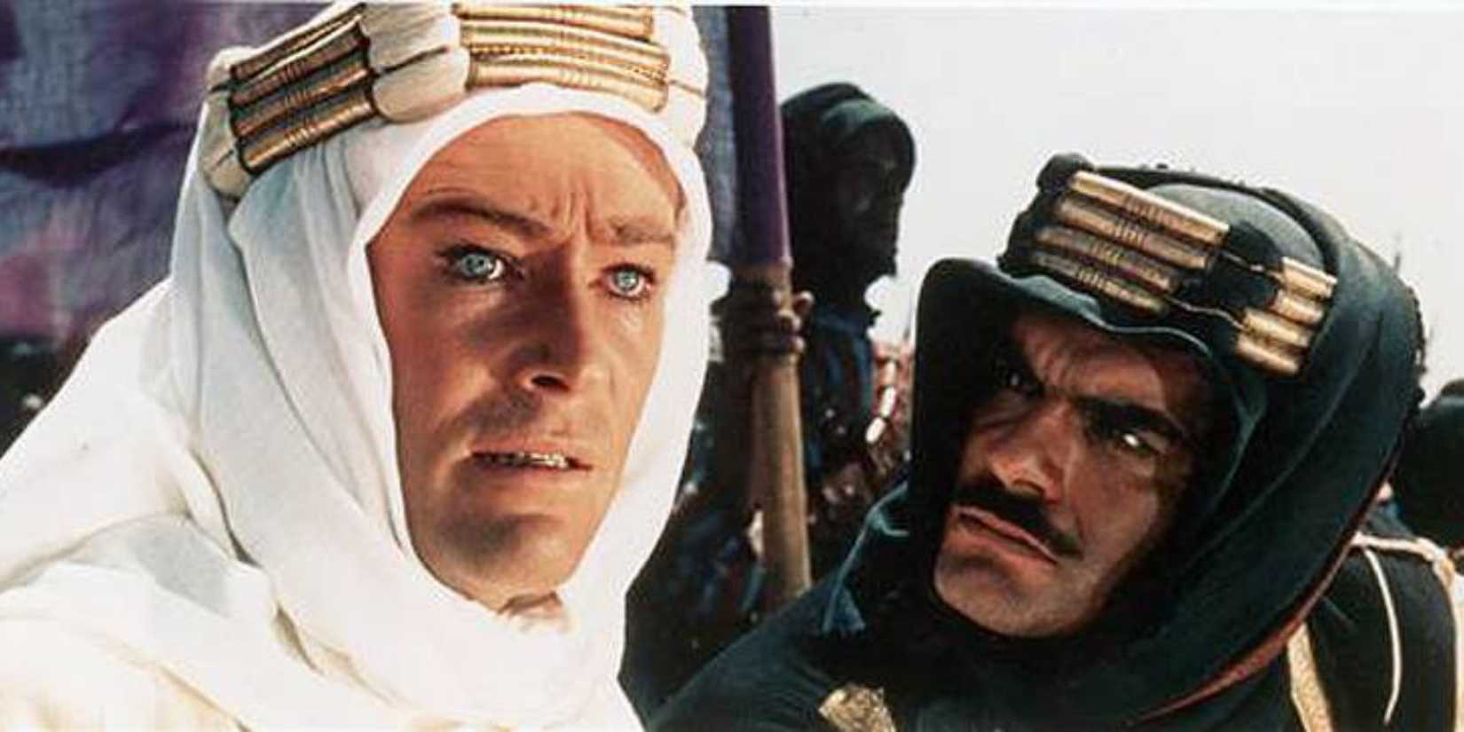 Sherif Ali talking to T.E. Lawrence in Lawrence of Arabia