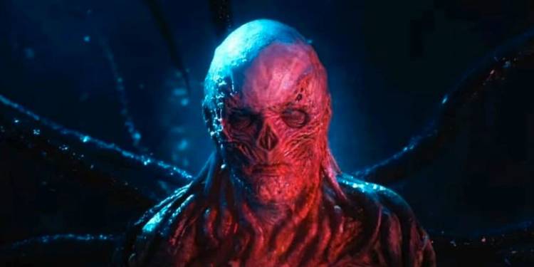 Stranger Things' Vecna close-up, looking toward camera