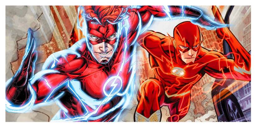 Wally West (left) and Barry Allen (right)