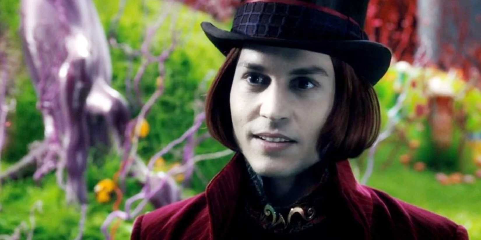 Johnny Depp as Willy Wonka in 'Charlie and the Chocolate Factory'