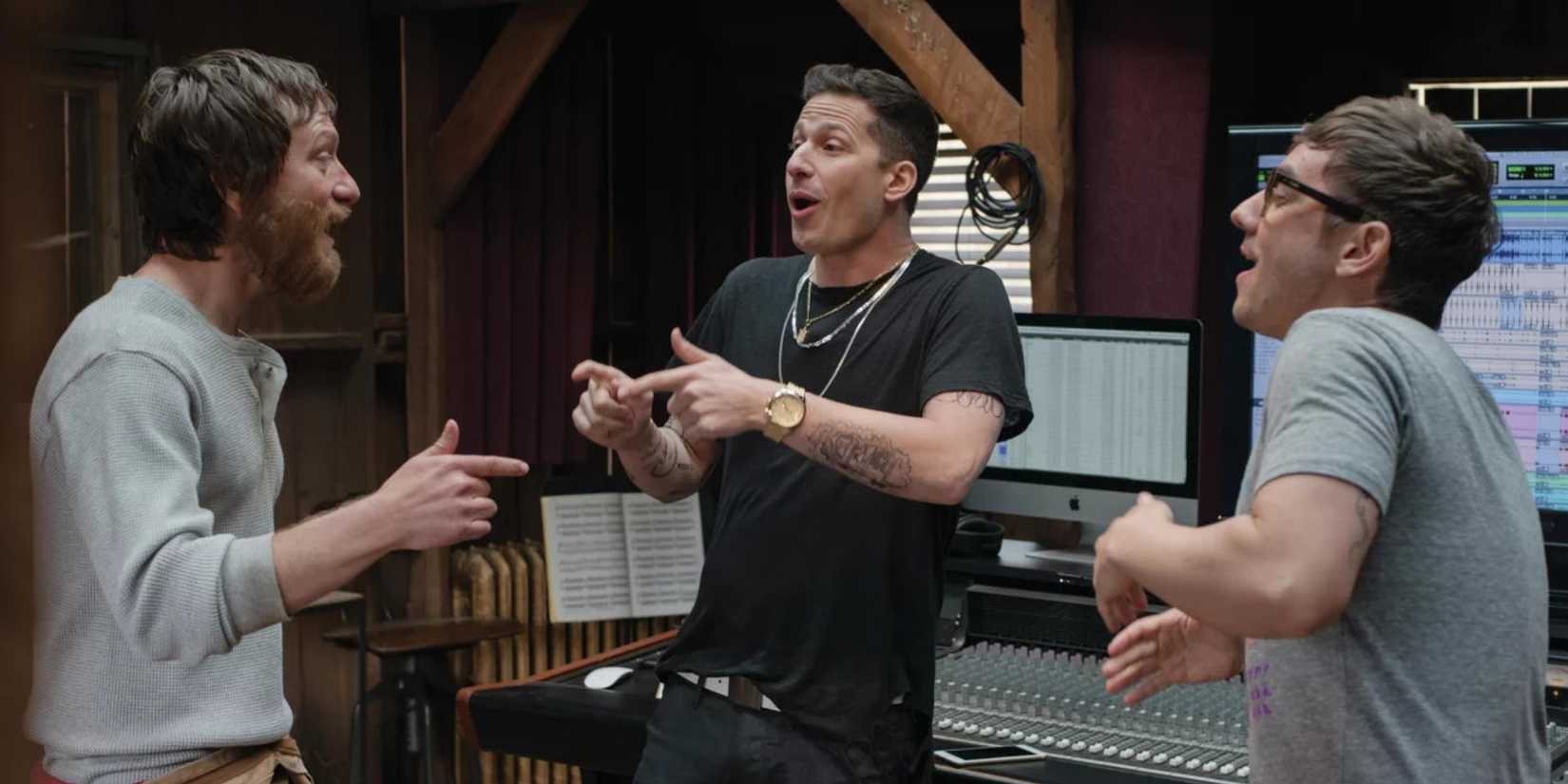 The Style Boyz look excited in 'Popstar: Never Stop Never Stopping'.