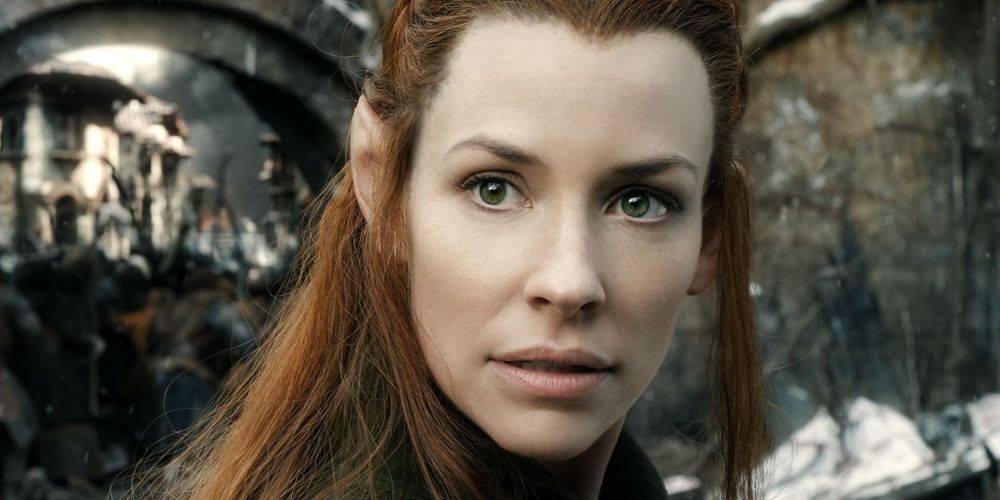 Evangeline Lily as Tauriel in The Hobbit: The Battle of The Five Armies
