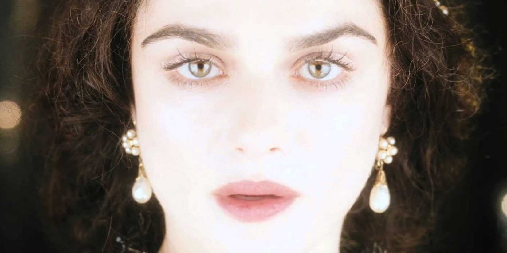 A close-up of Isabel staring into the camera in The Fountain.
