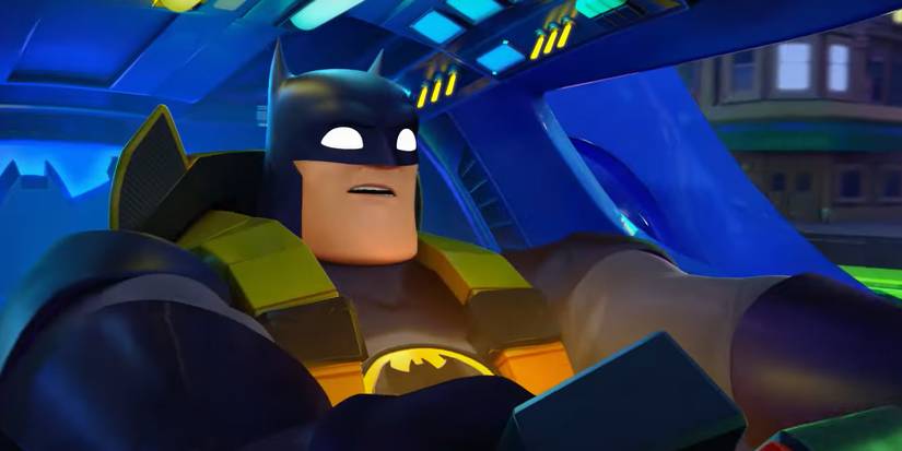 Batman in the Batmobile in 'Batwheels'