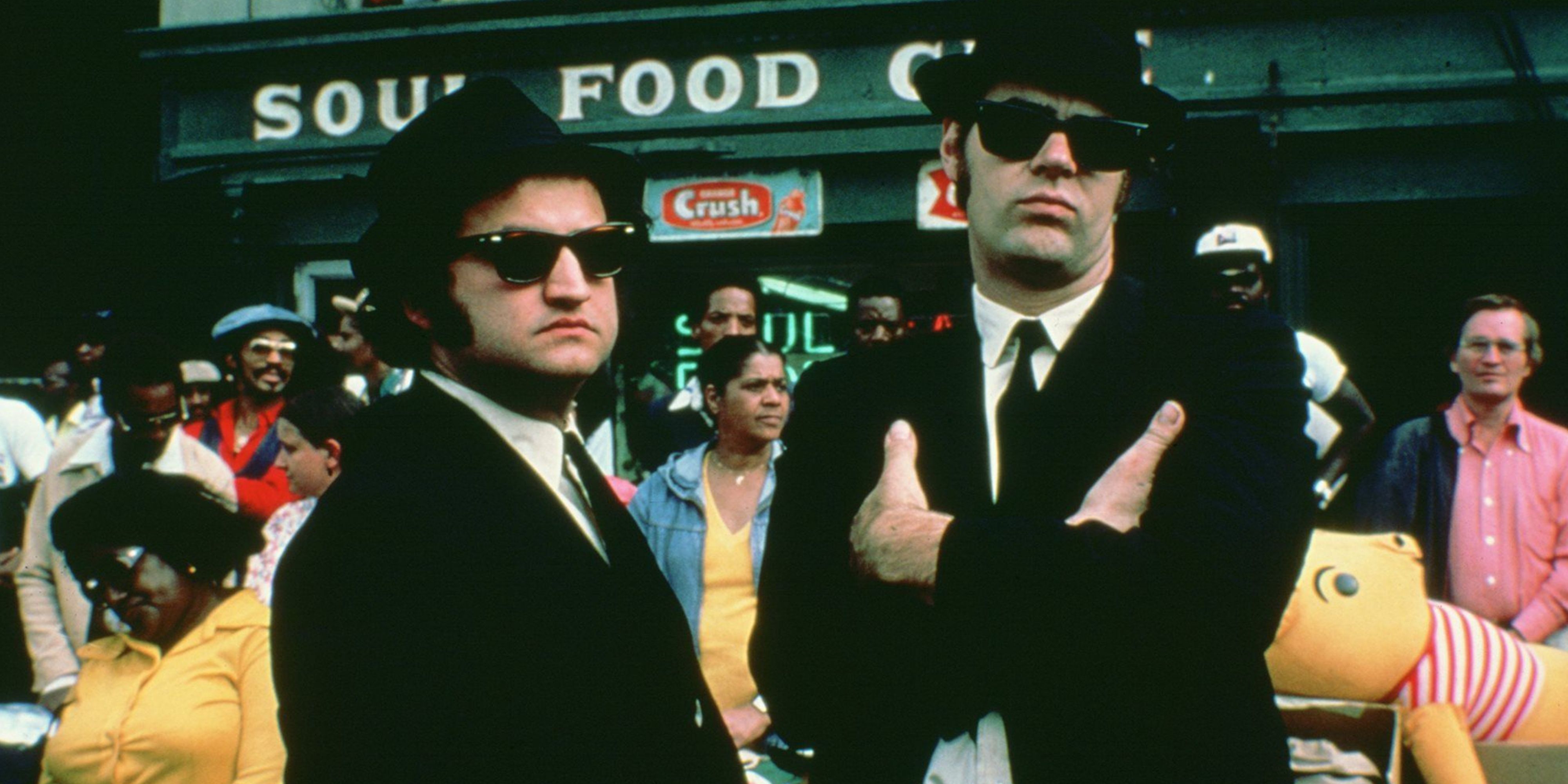 John Belushi and Dan Akroyd in The Blues Brothers