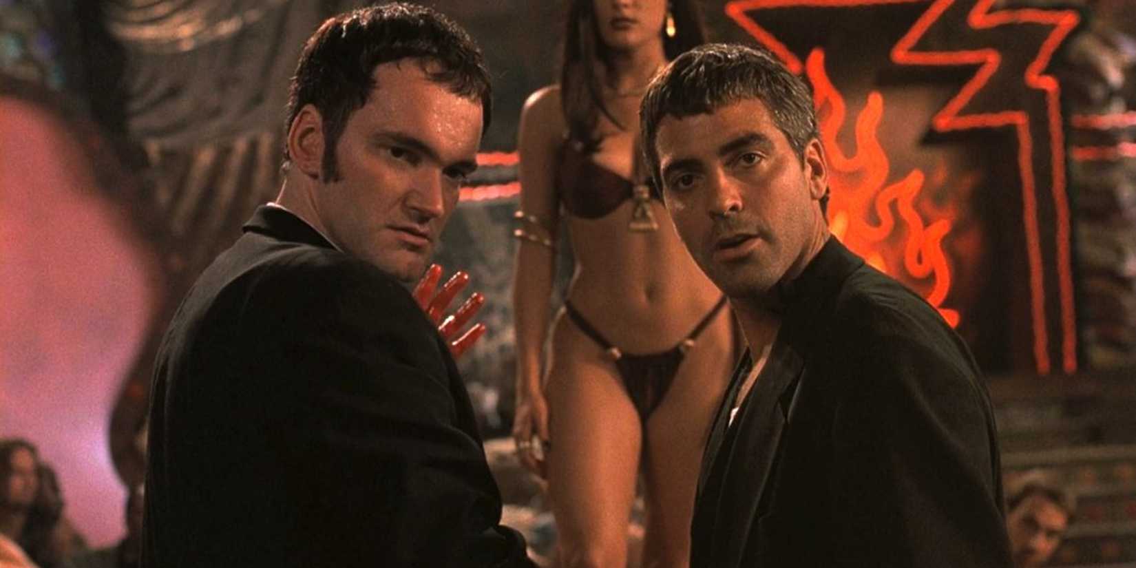 Quentin Tarantino y George Clooney se dieron la vuelta desde el anochecer hasta el amanecer.