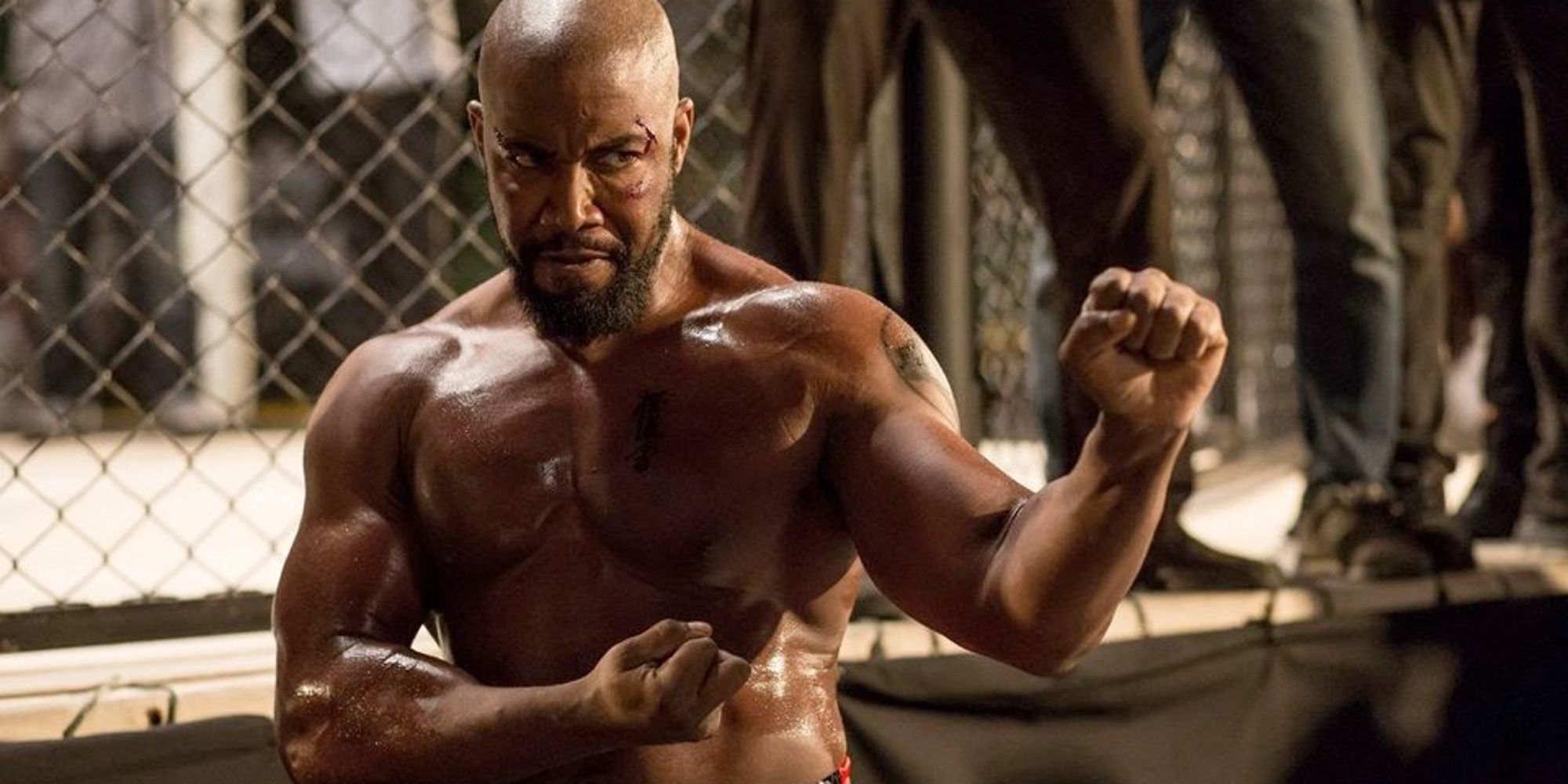 Michael Jai White and Edoardo Costa Fight in First Image From The Island, image size:2000x1000