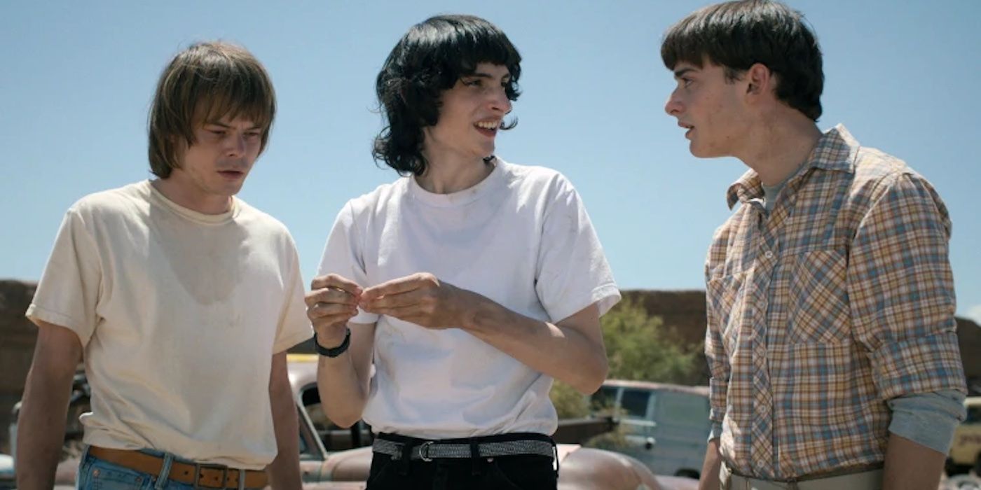 Jonathan Byers, Mike Wheeler, and Will Byers in 'Stranger Things' Season 4.