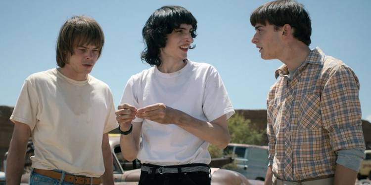 Jonathan Byers, Mike Wheeler, and Will Byers in 'Stranger Things' Season 4.