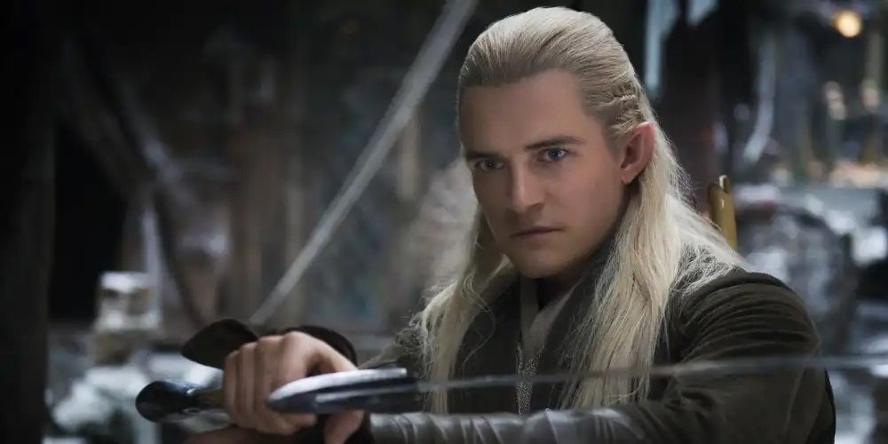 Orlando Bloom as Legolas in The Hobbit: The Desolation of Smaug