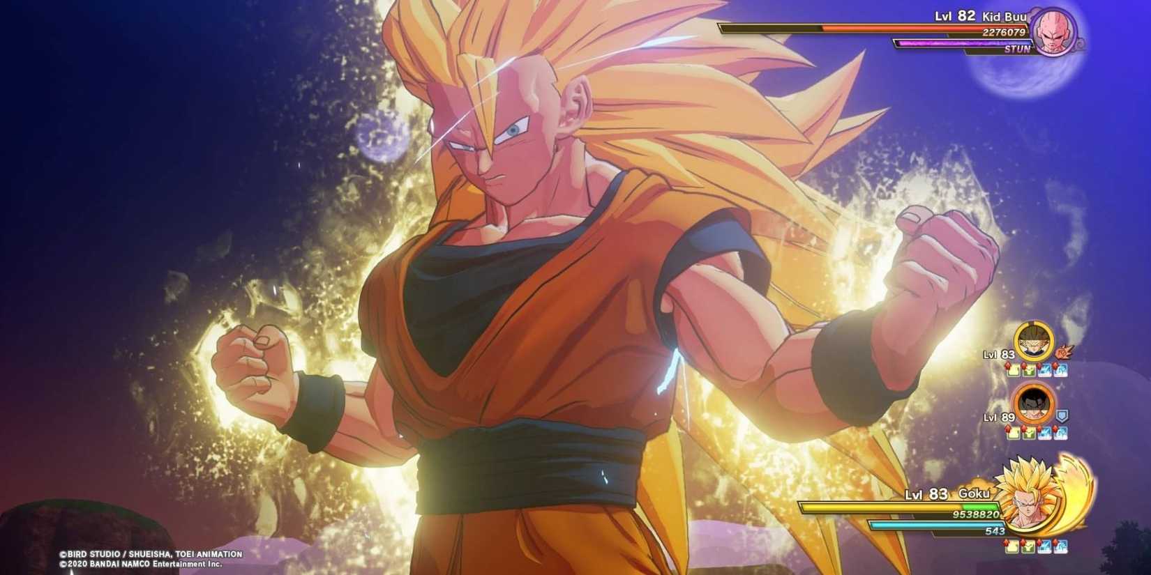 A screenshot from Dragon Ball Z: Budokai 3