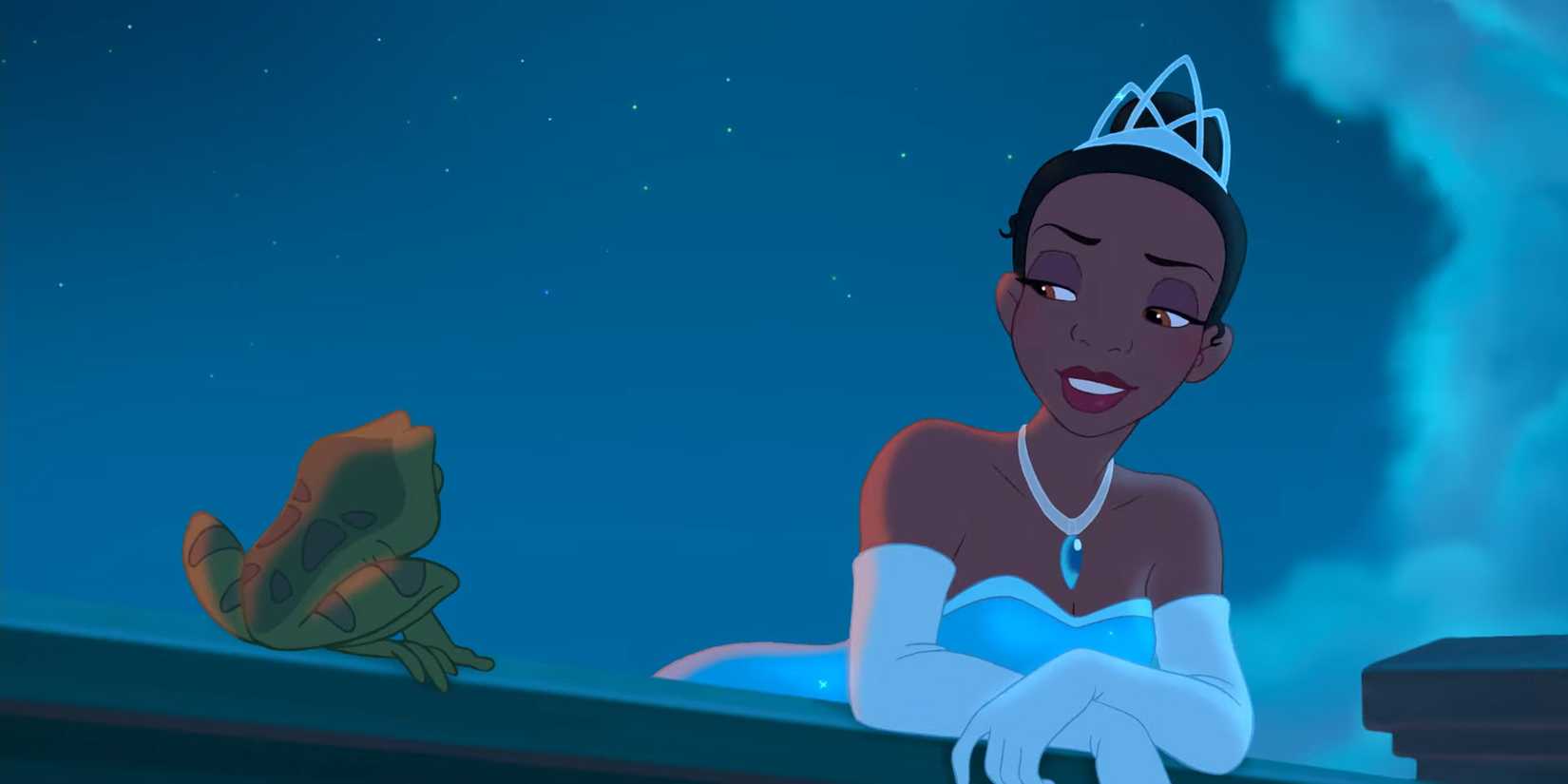 Tiana and Naveen as a Frog
