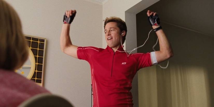 a gym employee dancing