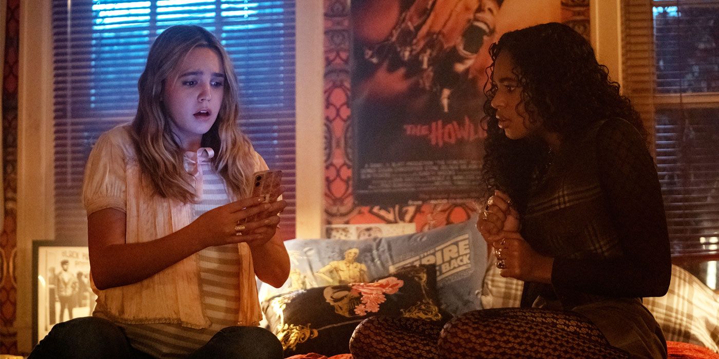 Bailee Madison and Chandler Kinney in Pretty Little Liars: Original Sin