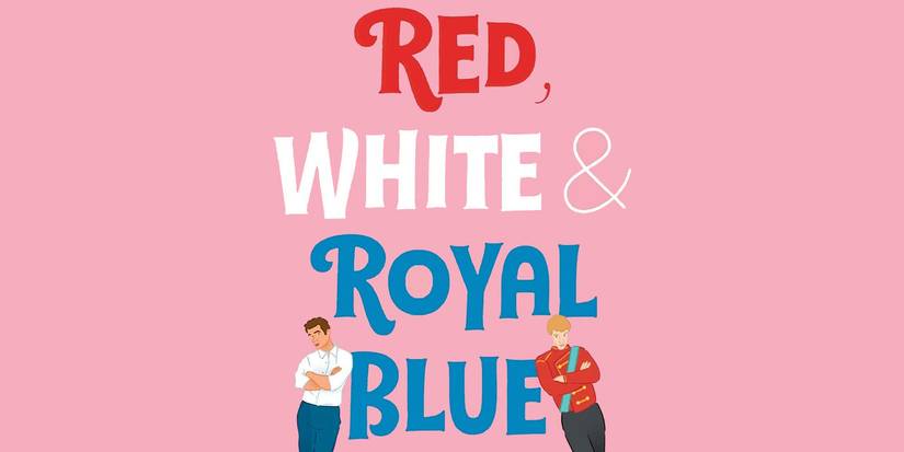 The book cover for 'Red, White & Royal Blue'