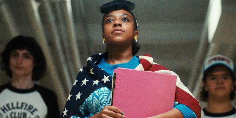 Priah Ferguson en tant qu'Erica dans Stranger Things