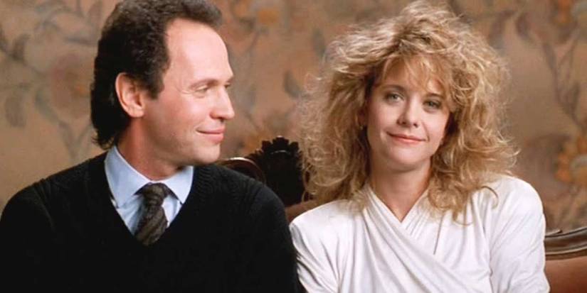 Harry and Sally talking to the camera in When Harry Met Sally