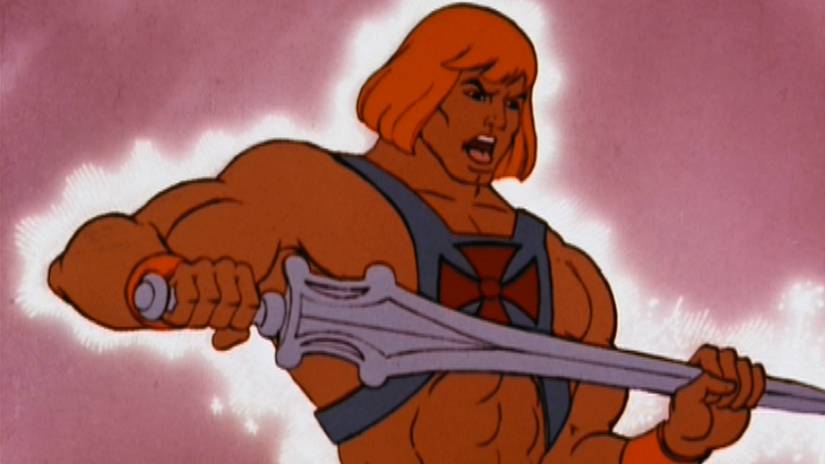 He-man with his sword on 'He-man and the Masters of the Universe'