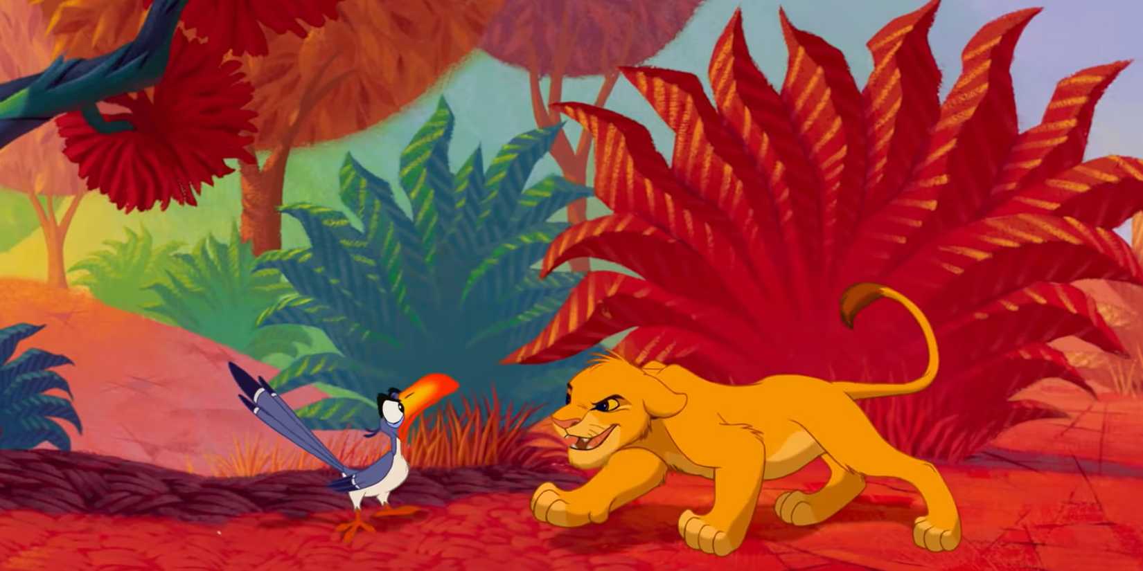 Simba and Zazu, "The Lion King"