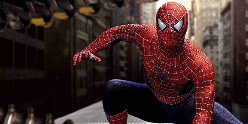 Spider-Man on a train escaping from Doc Oc in Spider-Man 2