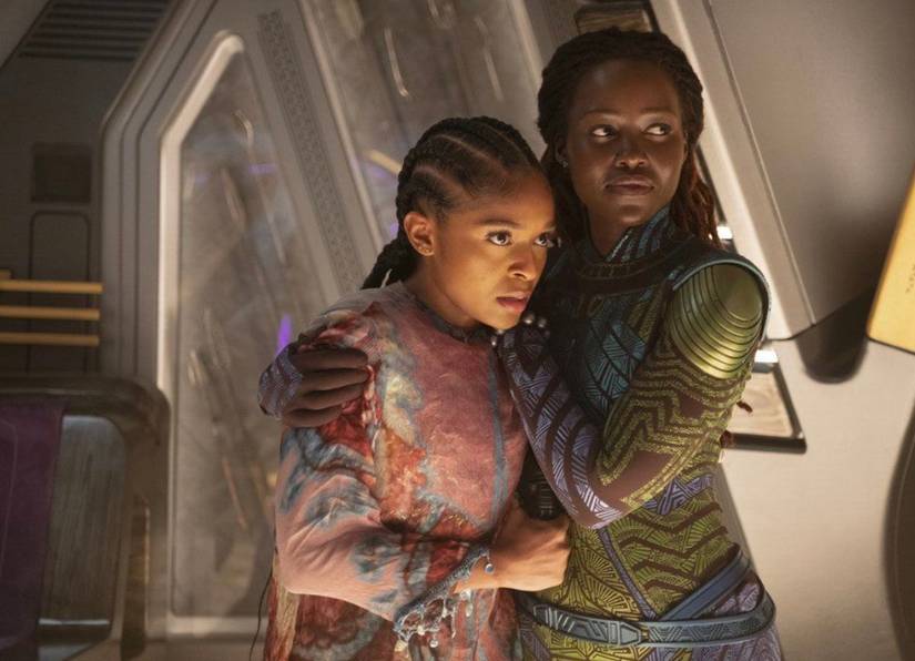 nakia green dress black panther New Panther: Wakanda Forever Images Show and Ironheart Up