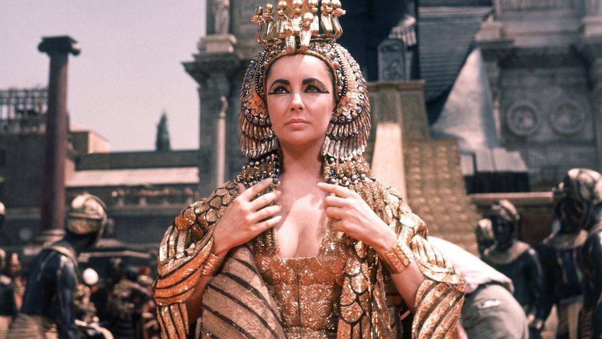elizabeth taylor cleopatra gold dress Cleopatra Elizabeth Taylor Yellow Dress – Hoprom main image 1