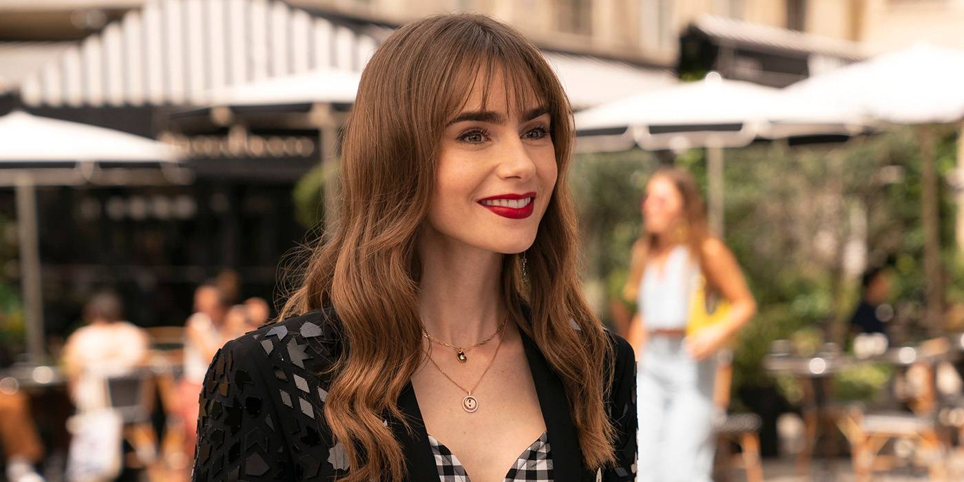 Lily Collins as Emily Cooper in Emily in Paris