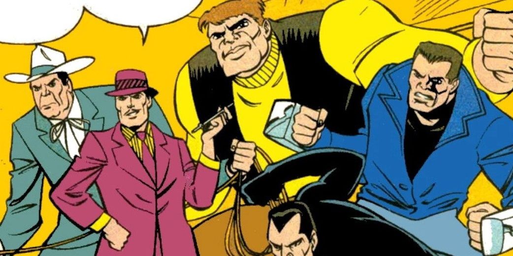 Enforcers in a Spider-Man comic