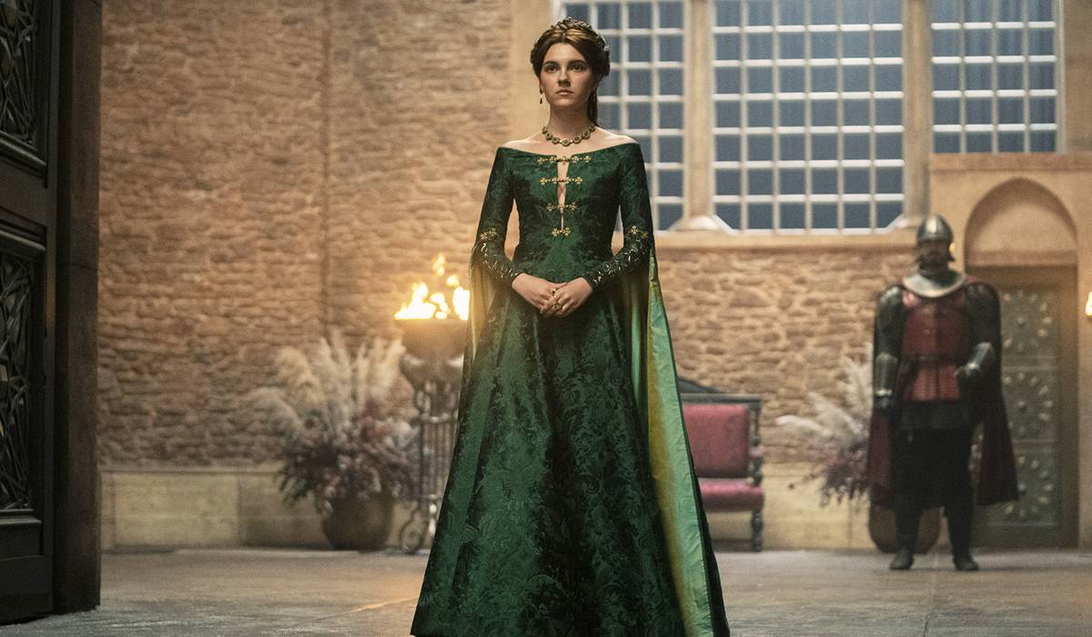 green emerald velvet dress Women's Game of Thrones Daenerys Targaryen Costume main image 1