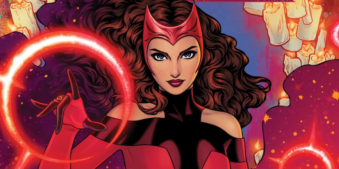Scarlet Witch using her magic powers