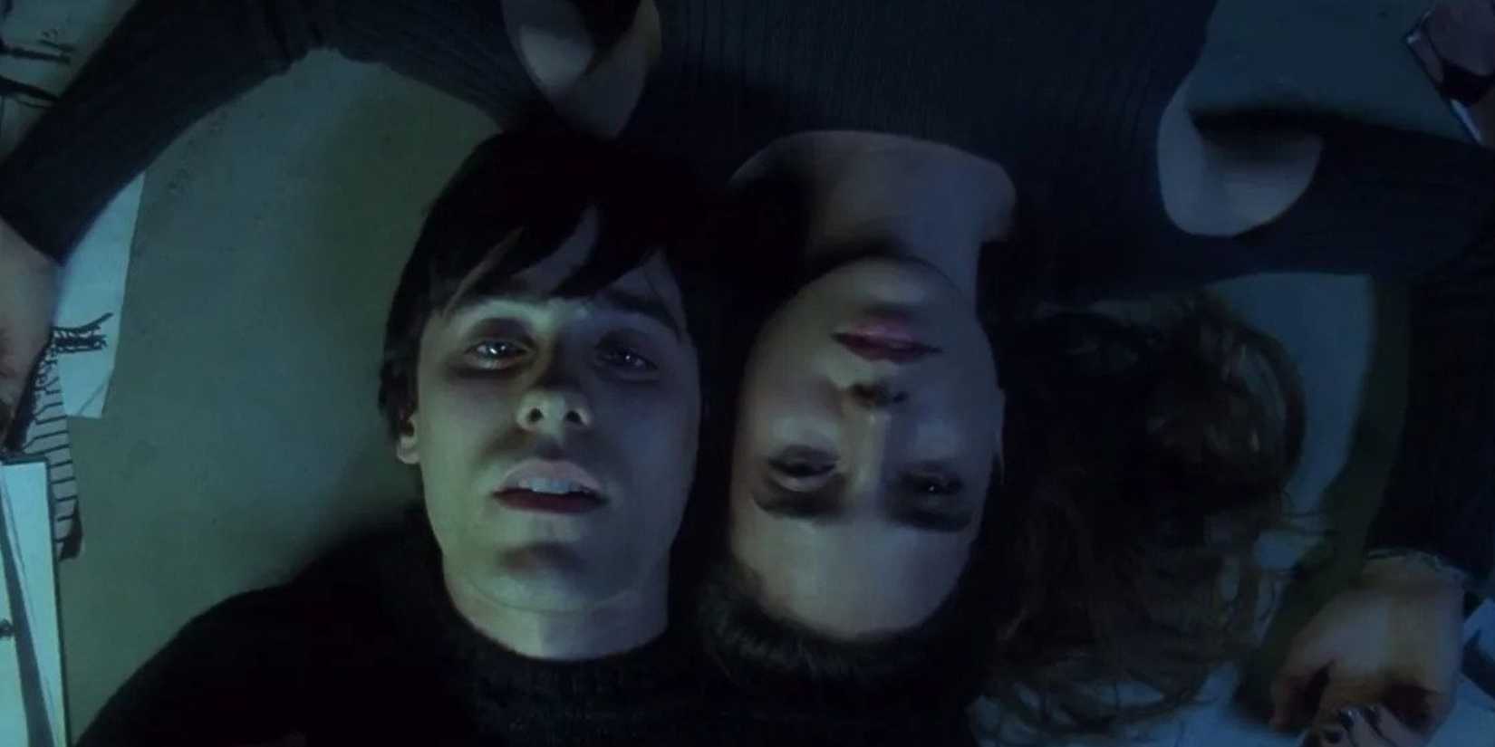 Jared Leto and Jennifer Connelly lying onb the floor in Requiem For A Dream