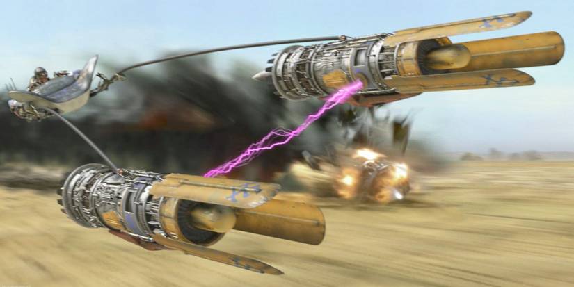 Anakin's podracer in Phantom Menace